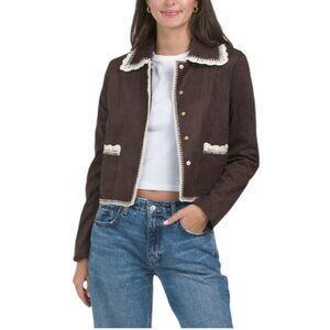 BAGATELLE COLLECTION Crochet Trim Jacket